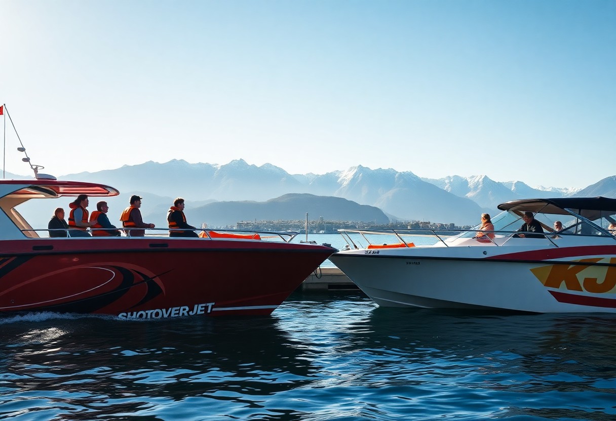 Shotover Jet vs KJet Boat Tours in Queenstown