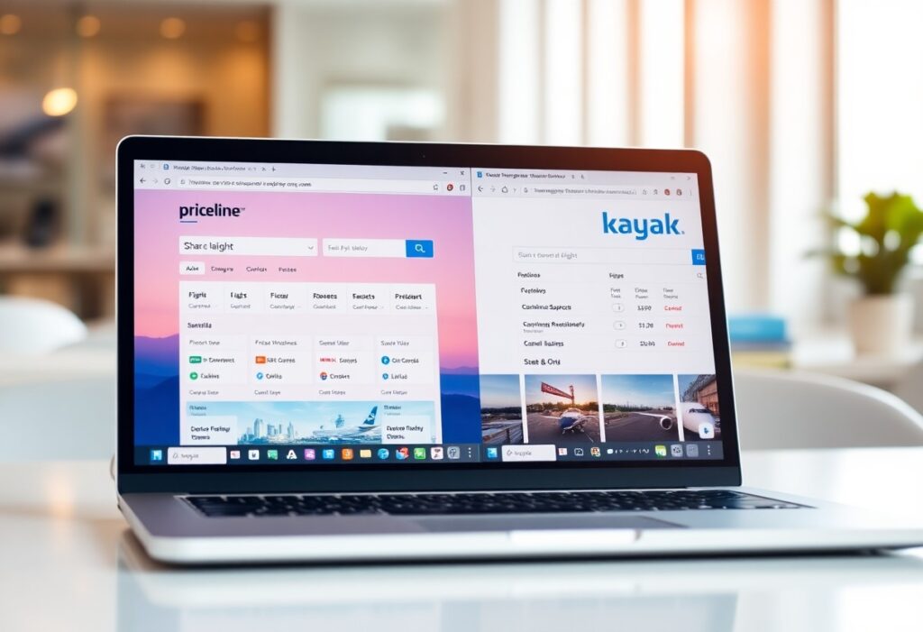 Priceline vs Kayak for Flight Search Deals & Booking Features - Top